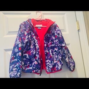 Columbia Childs Jacket 💜💗. Size XS